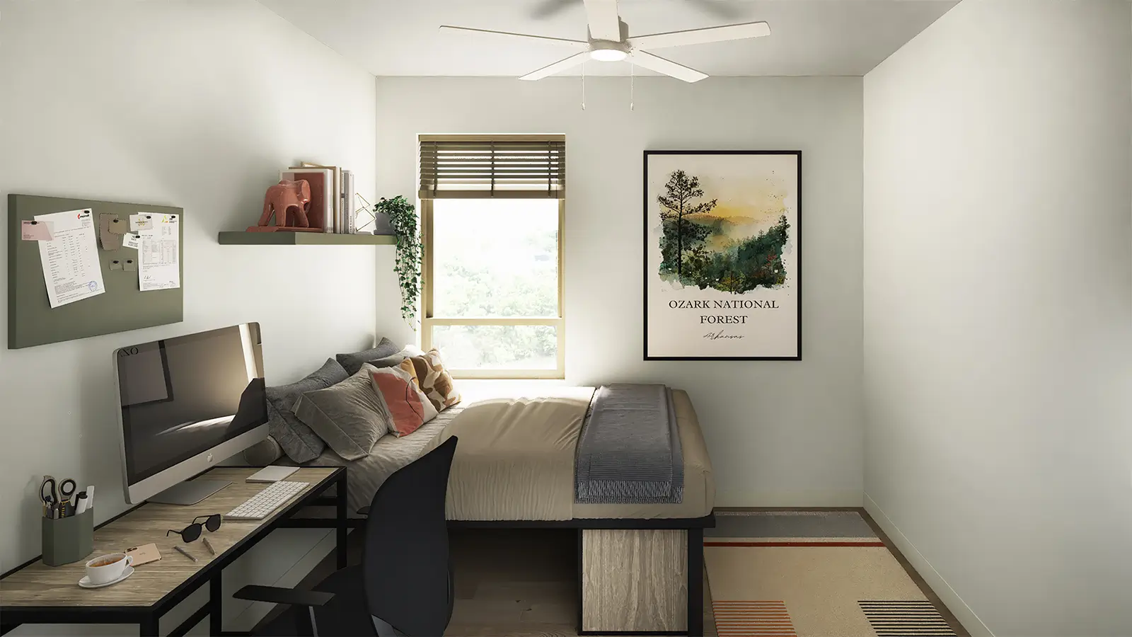 Bedroom detail